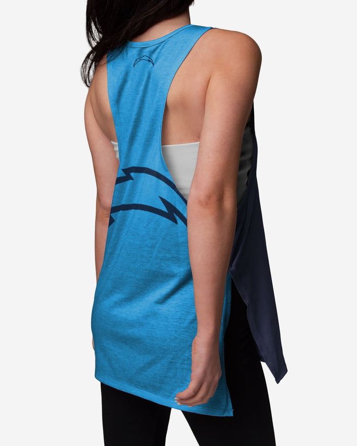 Los Angeles Chargers Womens Side-Tie Sleeveless Top FOCO - FOCO.com