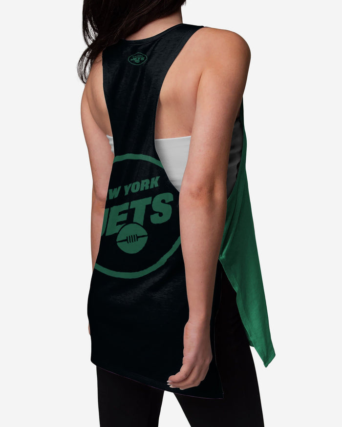 New York Jets Womens Side-Tie Sleeveless Top FOCO - FOCO.com