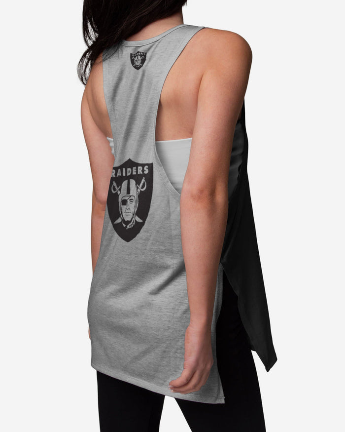 Las Vegas Raiders Womens Side-Tie Sleeveless Top FOCO - FOCO.com