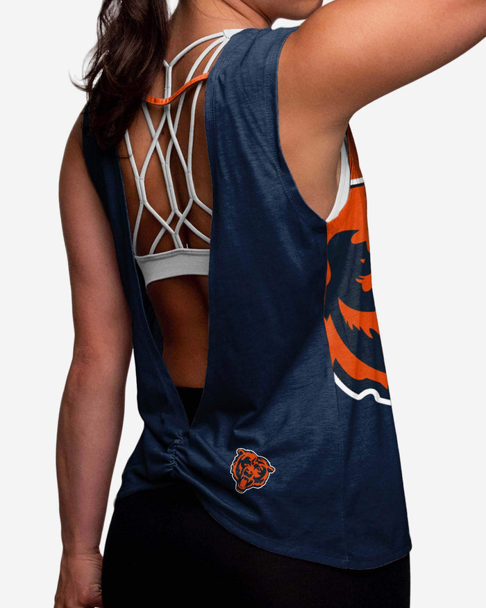Chicago Bears Womens Strapped V-Back Sleeveless Top FOCO - FOCO.com