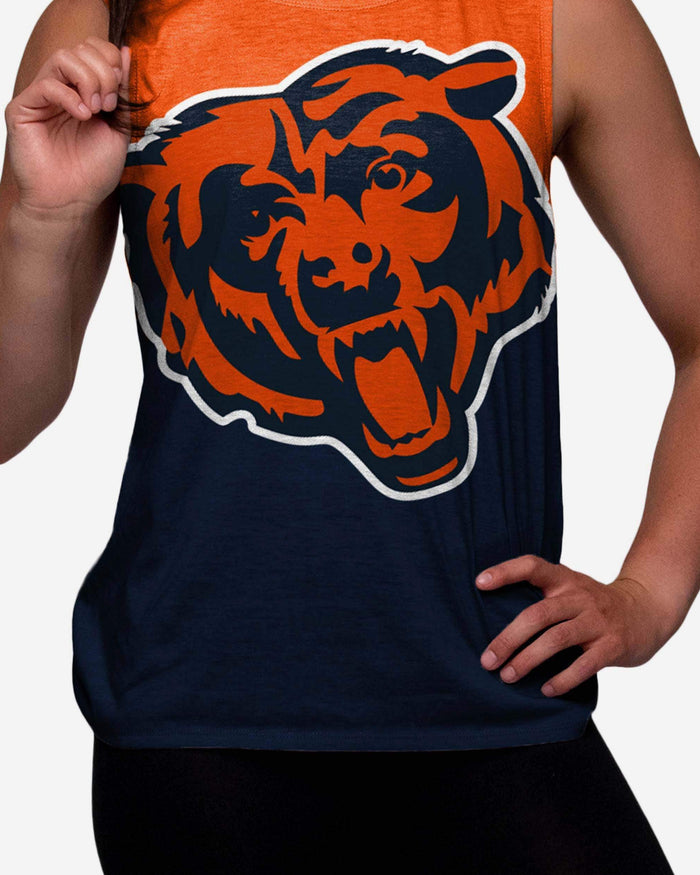 Chicago Bears Womens Strapped V-Back Sleeveless Top FOCO - FOCO.com