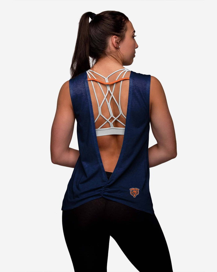 Chicago Bears Womens Strapped V-Back Sleeveless Top FOCO - FOCO.com