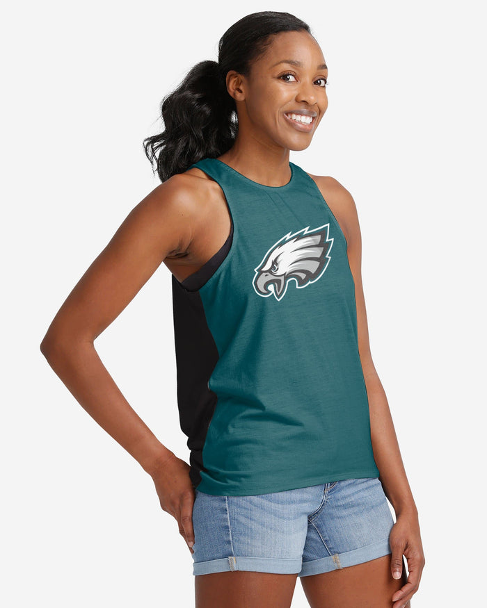 Philadelphia Eagles Womens Tie-Breaker Sleeveless Top FOCO - FOCO.com