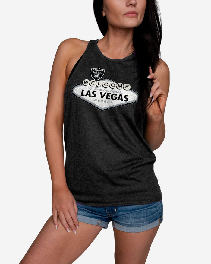 Las Vegas Raiders City Series Womens Tie-Breaker Sleeveless Top FOCO - FOCO.com