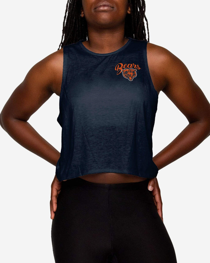 Chicago Bears Womens Croppin' It Sleeveless Top FOCO S - FOCO.com