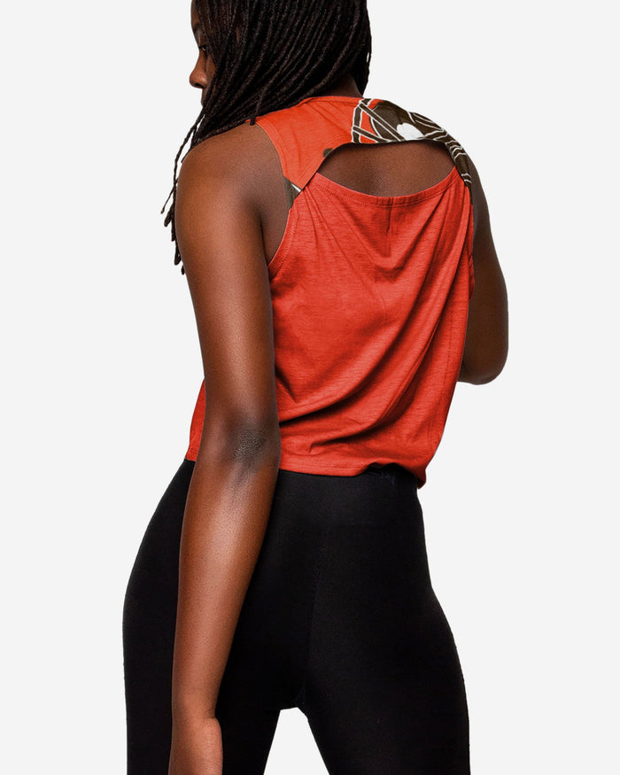 Cleveland Browns Womens Croppin' It Sleeveless Top FOCO - FOCO.com