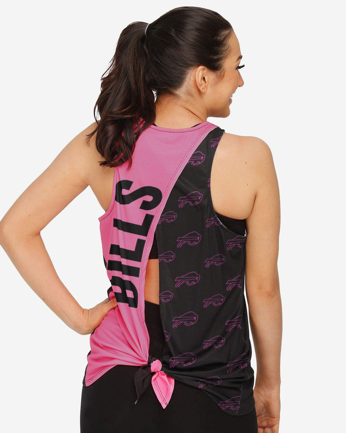 Buffalo Bills Womens Highlights Tie-Breaker Sleeveless Top FOCO S - FOCO.com