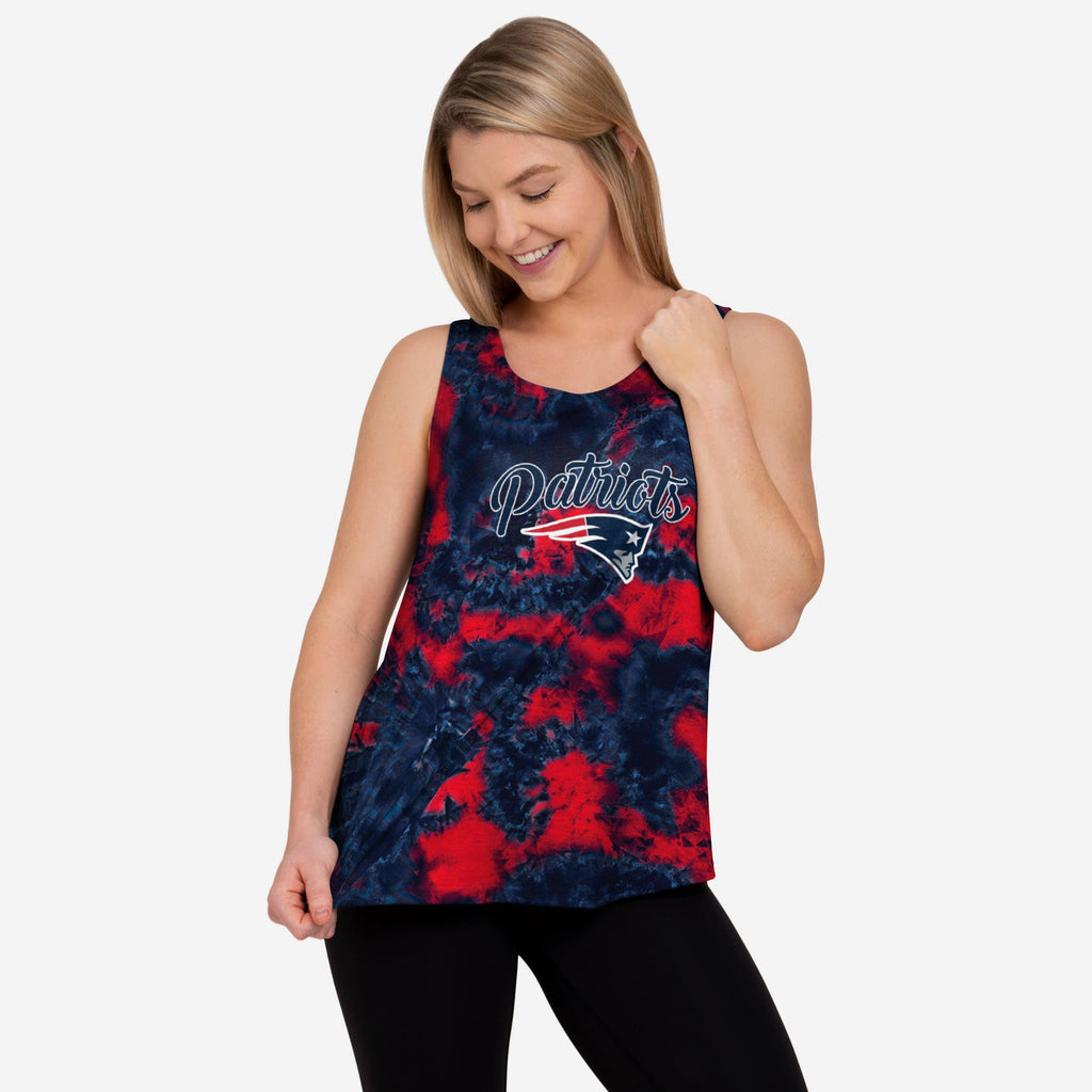 New England Patriots Womens To Tie-Dye For Sleeveless Top FOCO S - FOCO.com