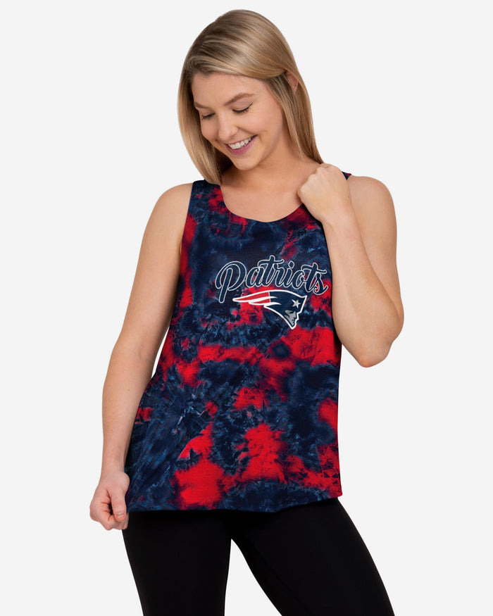 New England Patriots Womens To Tie-Dye For Sleeveless Top FOCO S - FOCO.com