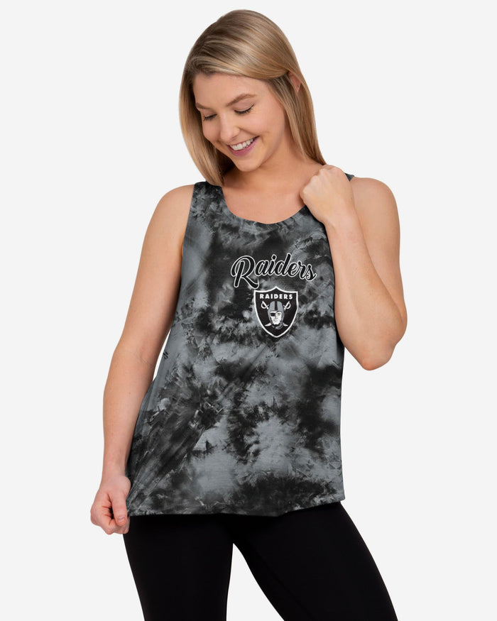 Las Vegas Raiders Womens To Tie-Dye For Sleeveless Top FOCO S - FOCO.com