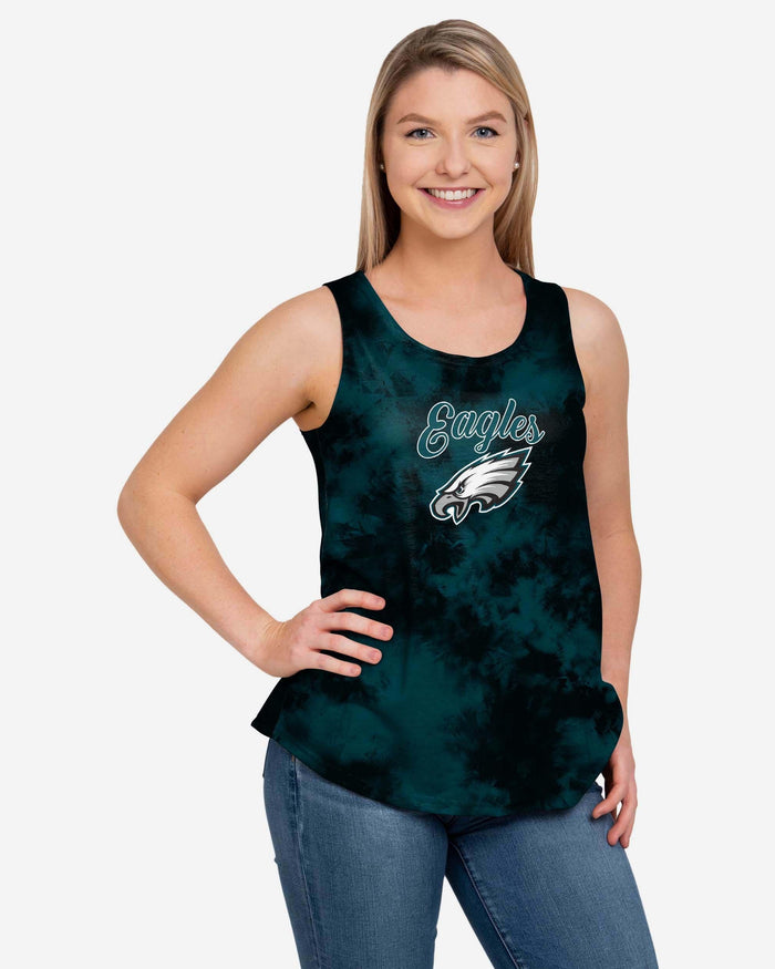 Philadelphia Eagles Womens To Tie-Dye For Sleeveless Top FOCO S - FOCO.com