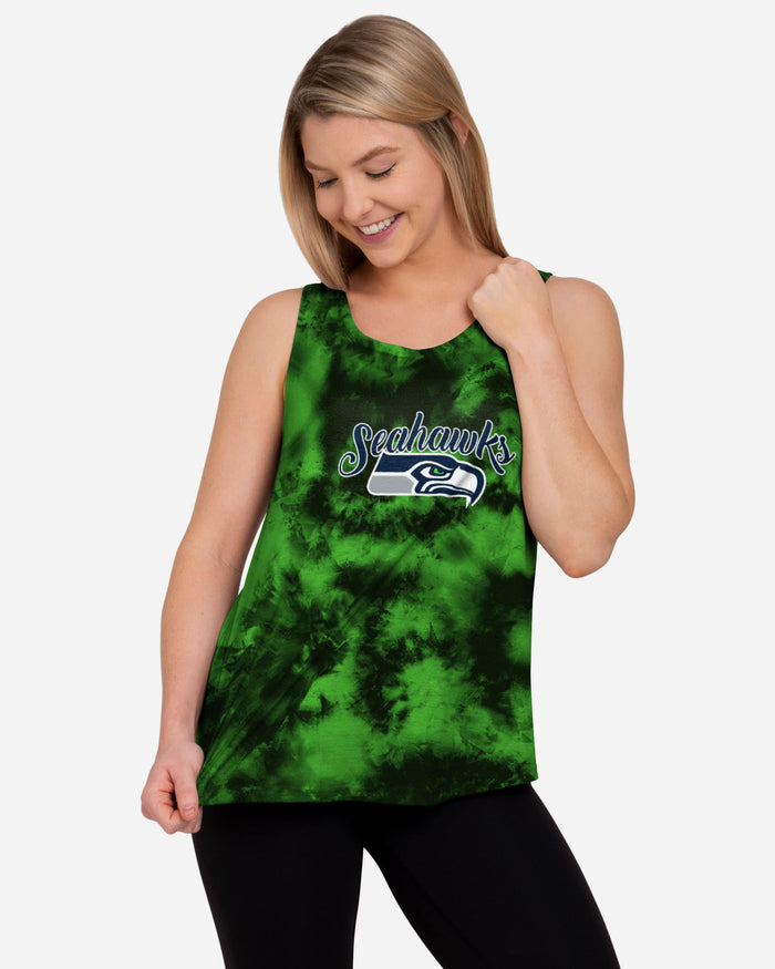 Seattle Seahawks Womens To Tie-Dye For Sleeveless Top FOCO S - FOCO.com