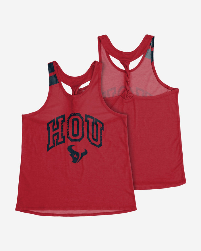 Houston Texans Womens Team Twist Sleeveless Top FOCO - FOCO.com
