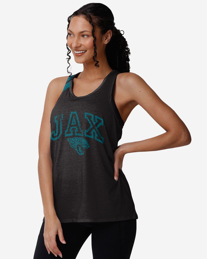 Jacksonville Jaguars Womens Team Twist Sleeveless Top FOCO S - FOCO.com