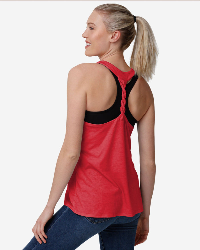Kansas City Chiefs Womens Team Twist Sleeveless Top FOCO - FOCO.com