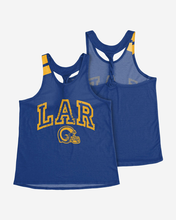 Los Angeles Rams Womens Original Team Twist Sleeveless Top FOCO - FOCO.com
