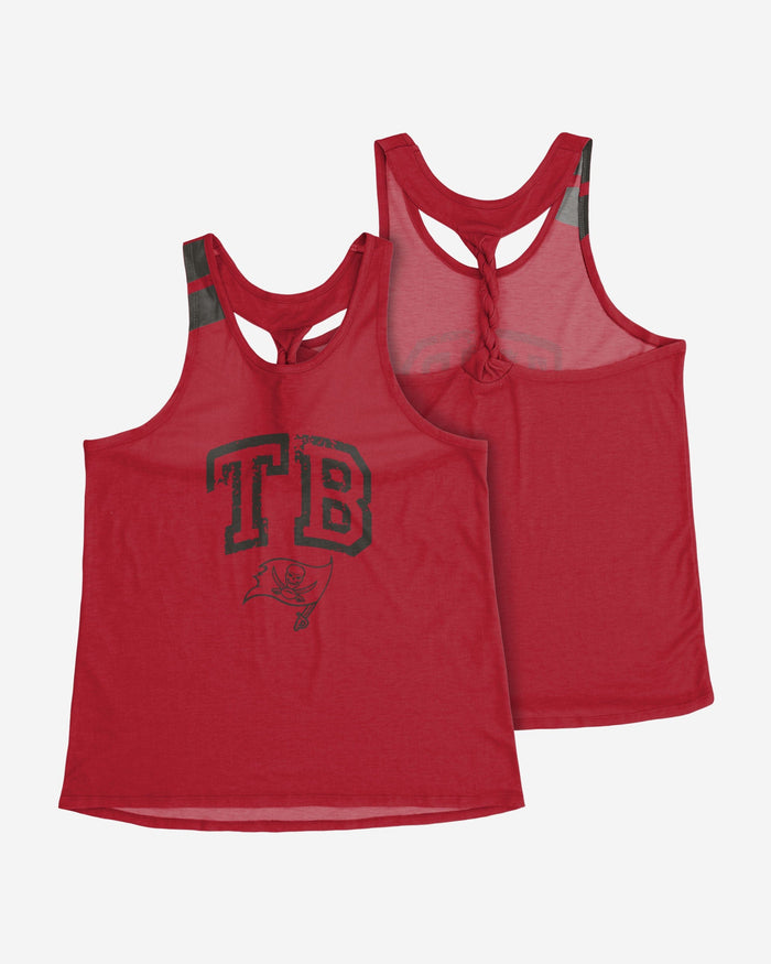 Tampa Bay Buccaneers Womens Team Twist Sleeveless Top FOCO - FOCO.com