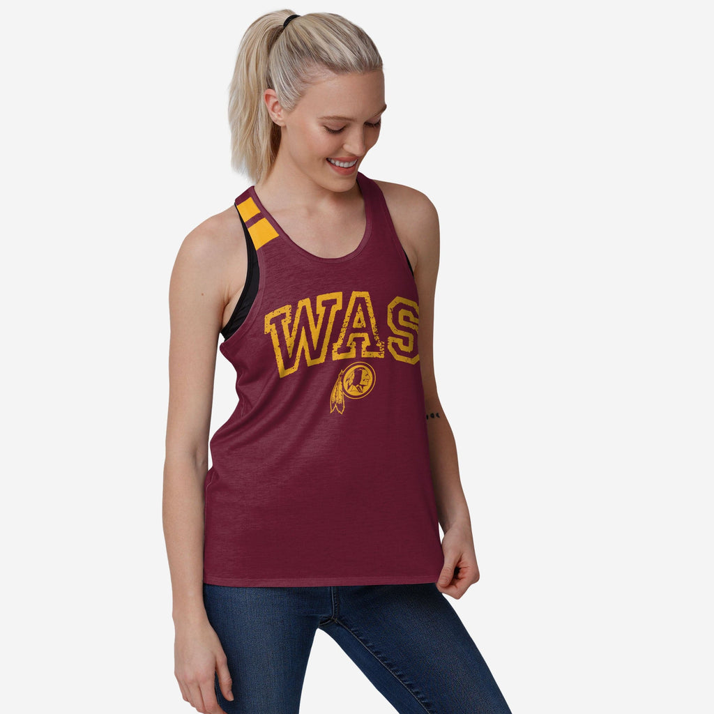 Washington Commanders Womens Team Twist Sleeveless Top FOCO S - FOCO.com