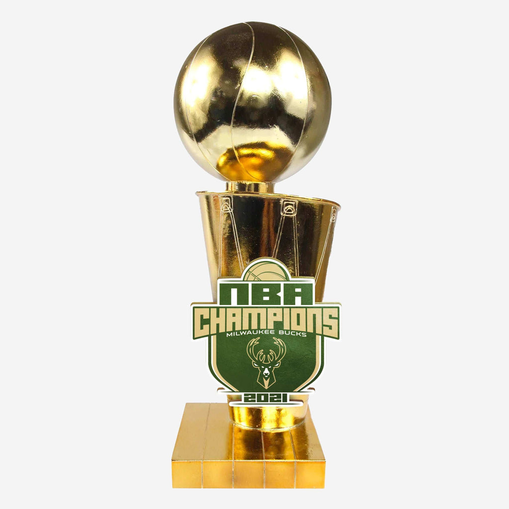 Milwaukee Bucks 2021 NBA Champions Trophy Replica FOCO - FOCO.com