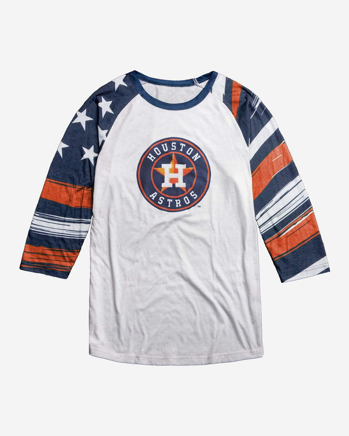 Houston Astros Americana Raglan T-Shirt FOCO - FOCO.com