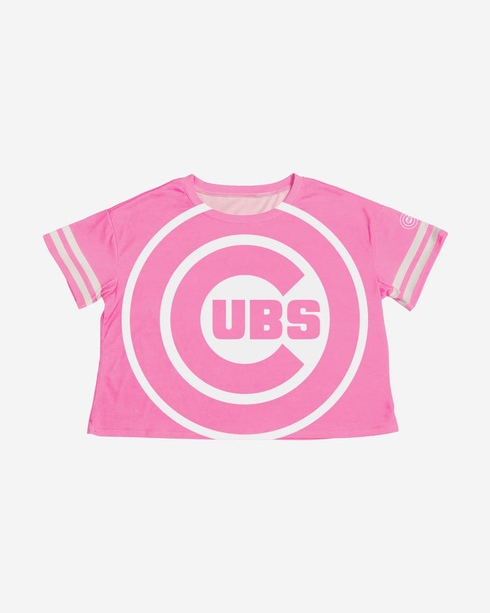 Chicago Cubs Womens Highlights Crop Top FOCO - FOCO.com