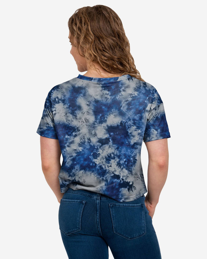 Los Angeles Dodgers Womens To Tie-Dye For Crop Top FOCO - FOCO.com