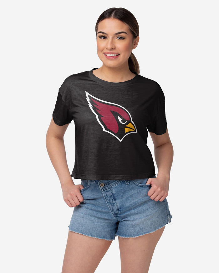 Arizona Cardinals Womens Alternate Team Color Crop Top FOCO S - FOCO.com