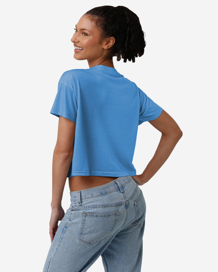 Tennessee Titans Womens Alternate Team Color Crop Top FOCO - FOCO.com