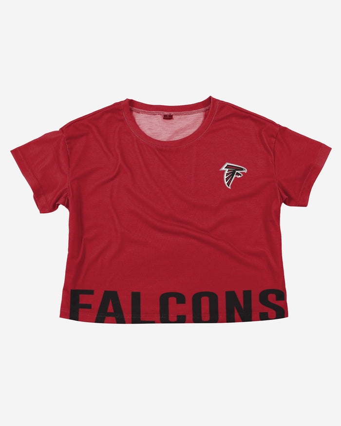 Atlanta Falcons Womens Bottom Line Crop Top FOCO - FOCO.com