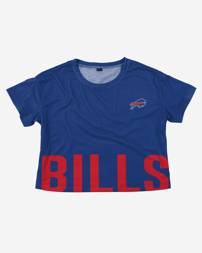 Buffalo Bills Womens Bottom Line Crop Top FOCO - FOCO.com