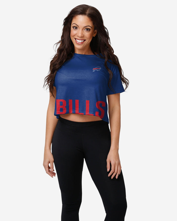Buffalo Bills Womens Bottom Line Crop Top FOCO S - FOCO.com