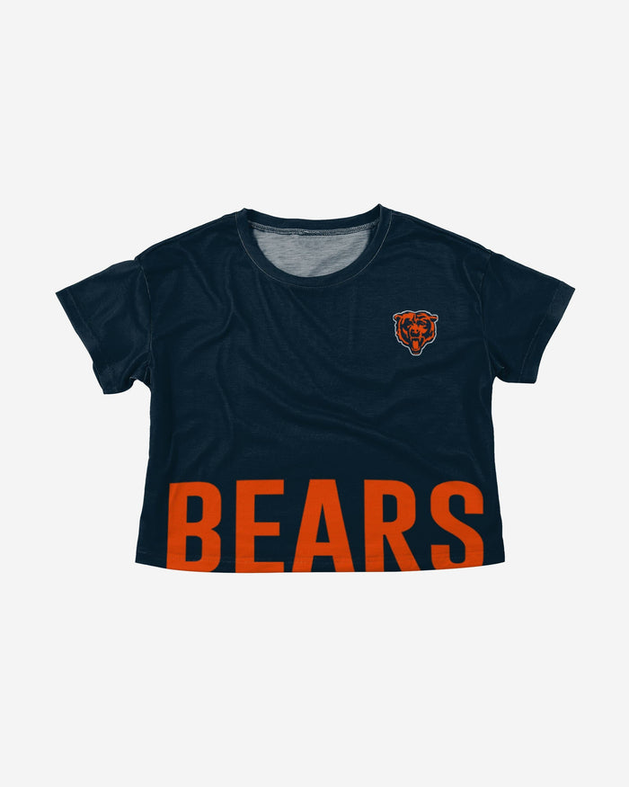 Chicago Bears Womens Bottom Line Crop Top FOCO - FOCO.com