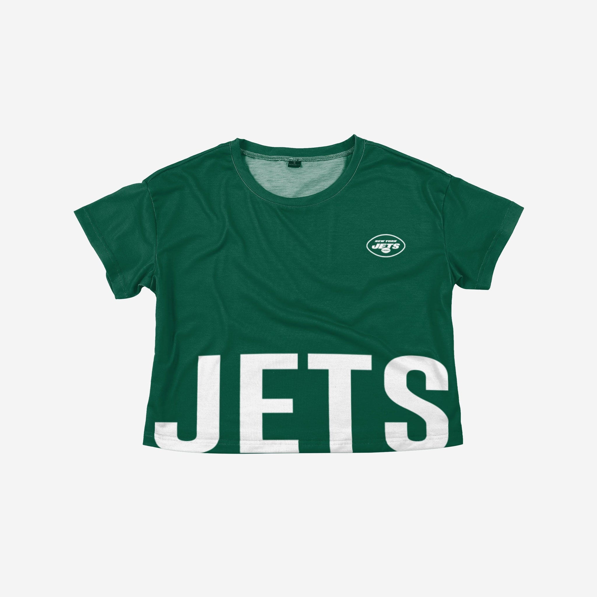 New York Jets Womens Bottom Line Crop Top