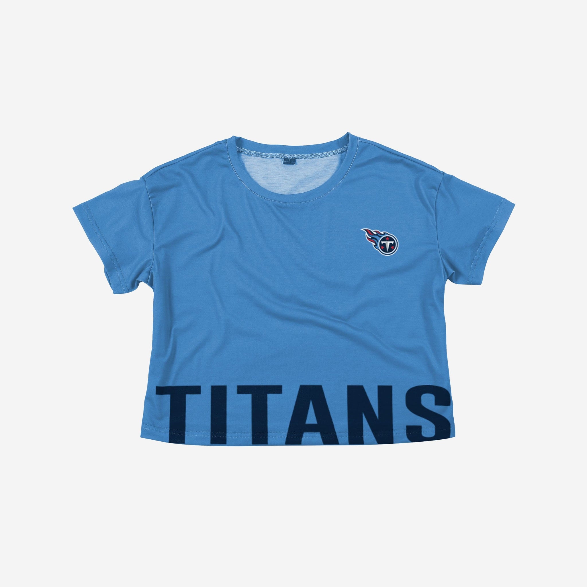 Tennessee Titans Women's Short Sleeve Tee – Official NFL Team Script Logo Shirt, Super Soft Cotton