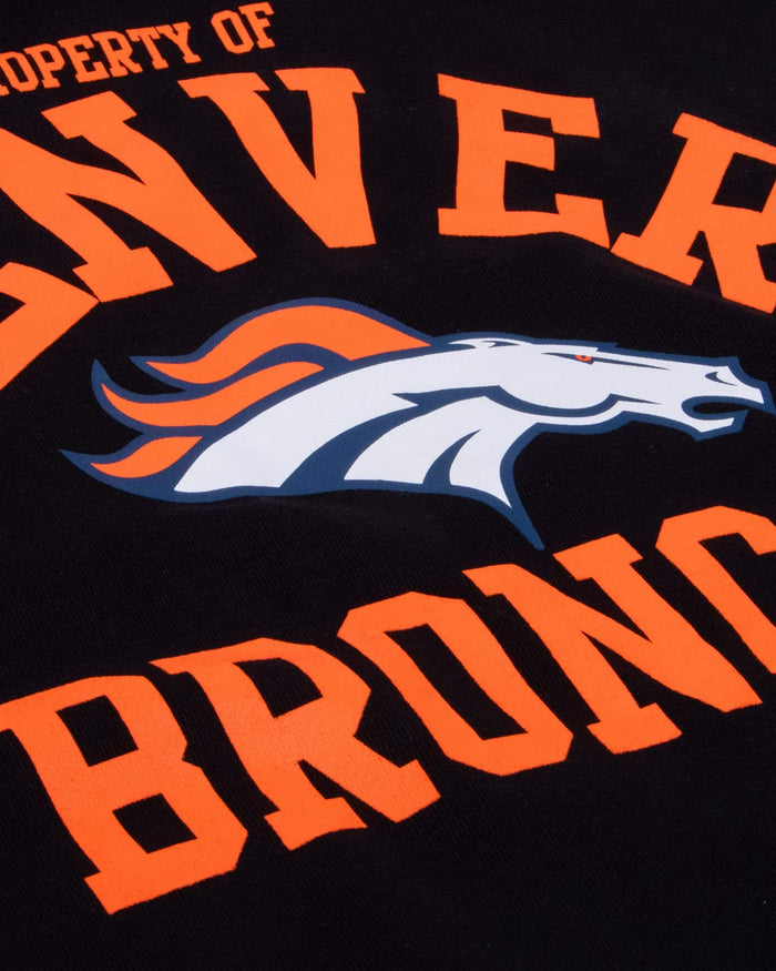 Denver Broncos Womens Cropped Team Crewneck FOCO - FOCO.com
