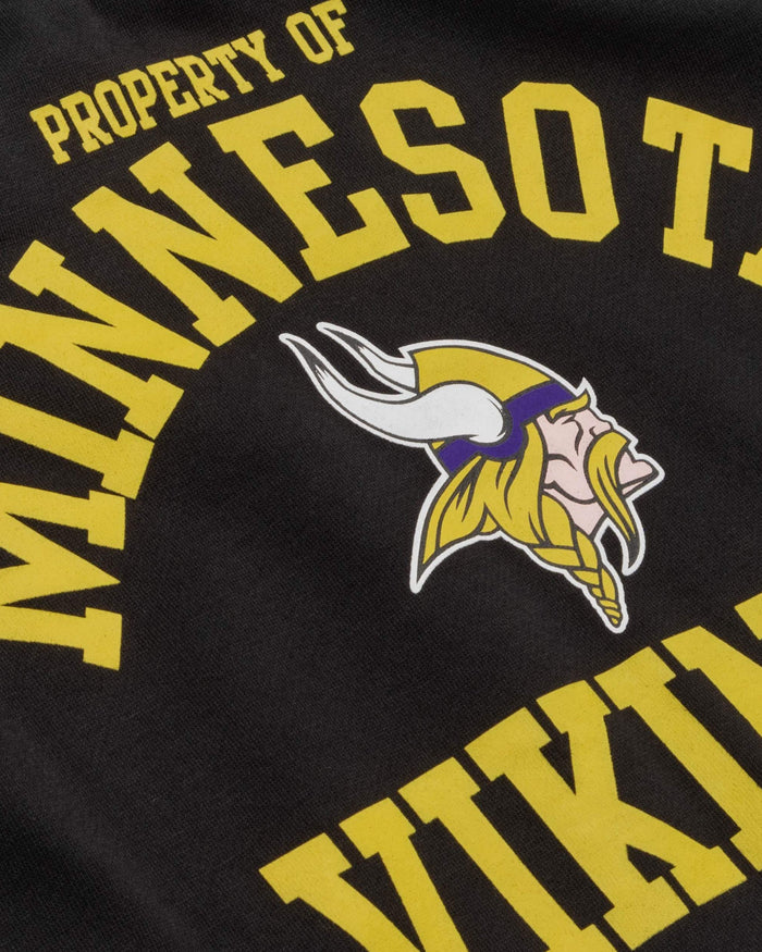 Minnesota Vikings Womens Cropped Team Crewneck FOCO - FOCO.com