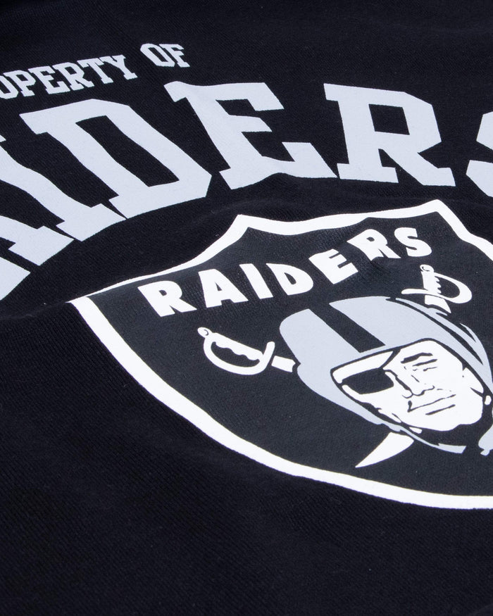 Las Vegas Raiders Womens Cropped Team Crewneck FOCO - FOCO.com