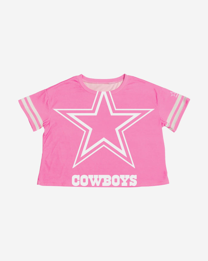 Dallas Cowboys Womens Highlights Crop Top FOCO - FOCO.com