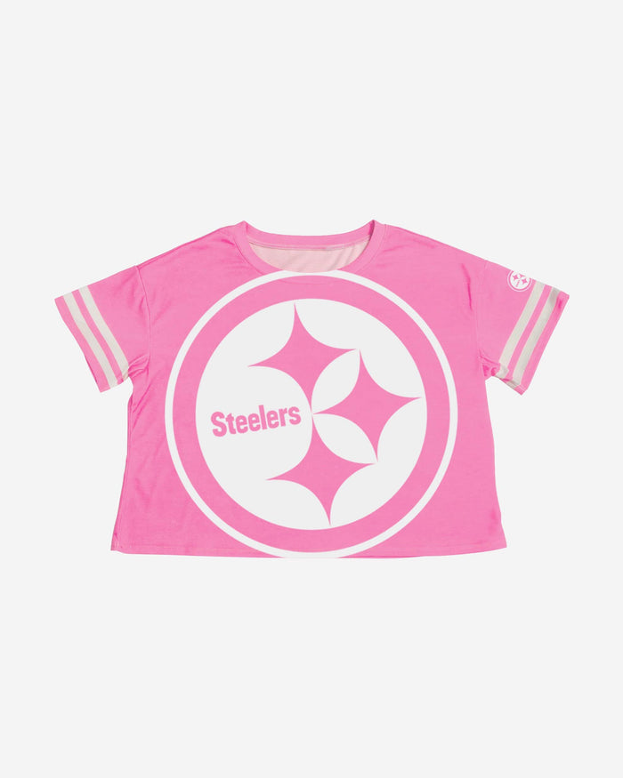Pittsburgh Steelers Womens Highlights Crop Top FOCO - FOCO.com