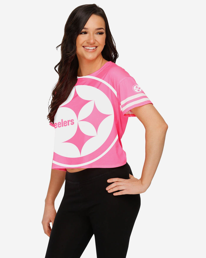 Pittsburgh Steelers Womens Highlights Crop Top FOCO S - FOCO.com