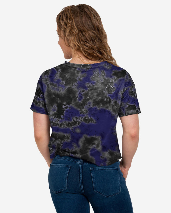 Baltimore Ravens Womens To Tie-Dye For Crop Top FOCO - FOCO.com