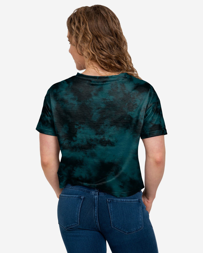 Philadelphia Eagles Womens To Tie-Dye For Crop Top FOCO - FOCO.com
