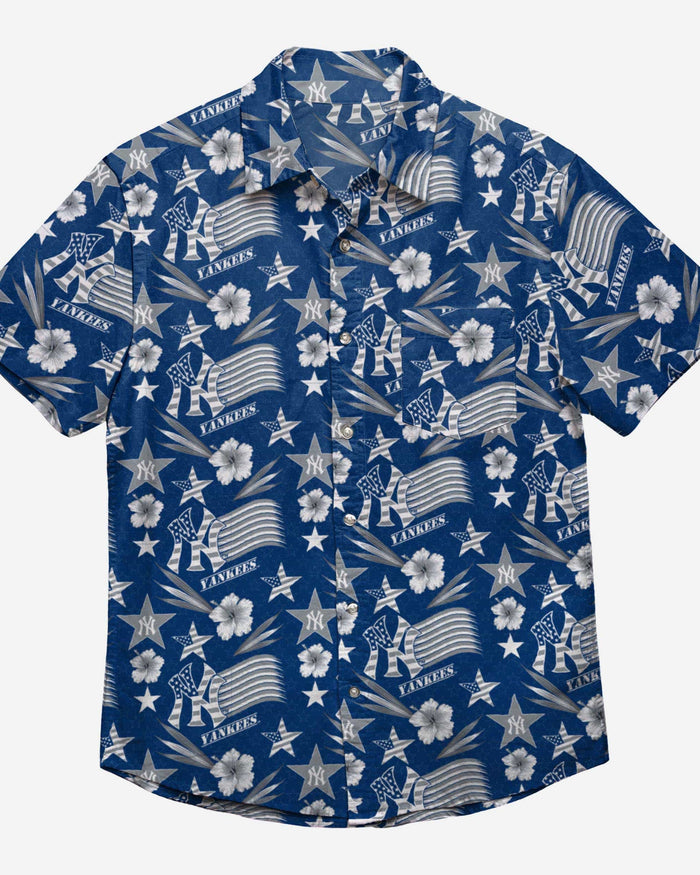 New York Yankees Americana Button Up Shirt FOCO - FOCO.com