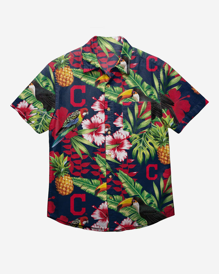 Cleveland Guardians Floral Button Up Shirt FOCO - FOCO.com