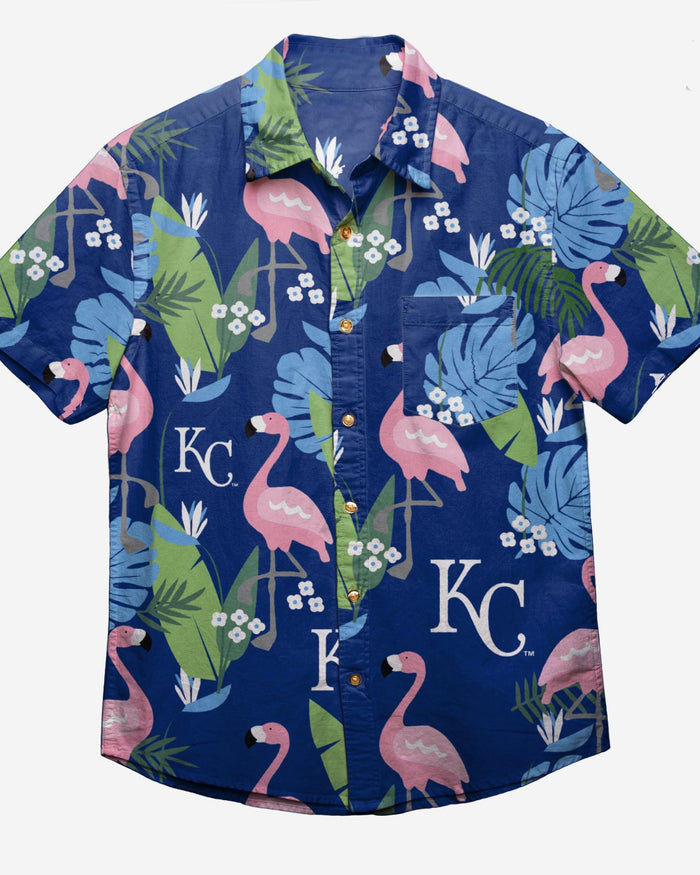 Kansas City Royals Floral Button Up Shirt FOCO - FOCO.com