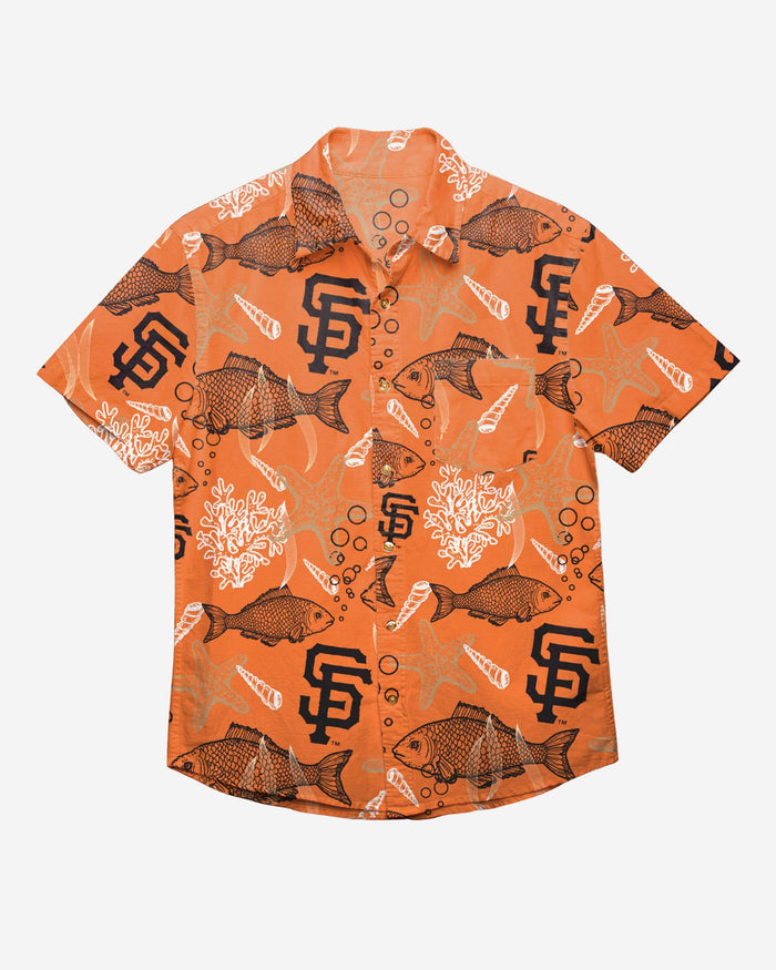 San Francisco Giants Floral Button Up Shirt FOCO - FOCO.com
