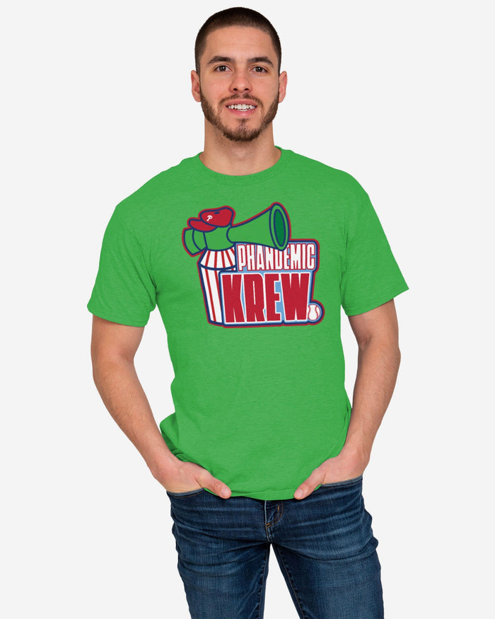 Philadelphia Phillies Green Phandemic Krew T-Shirt FOCO S - FOCO.com
