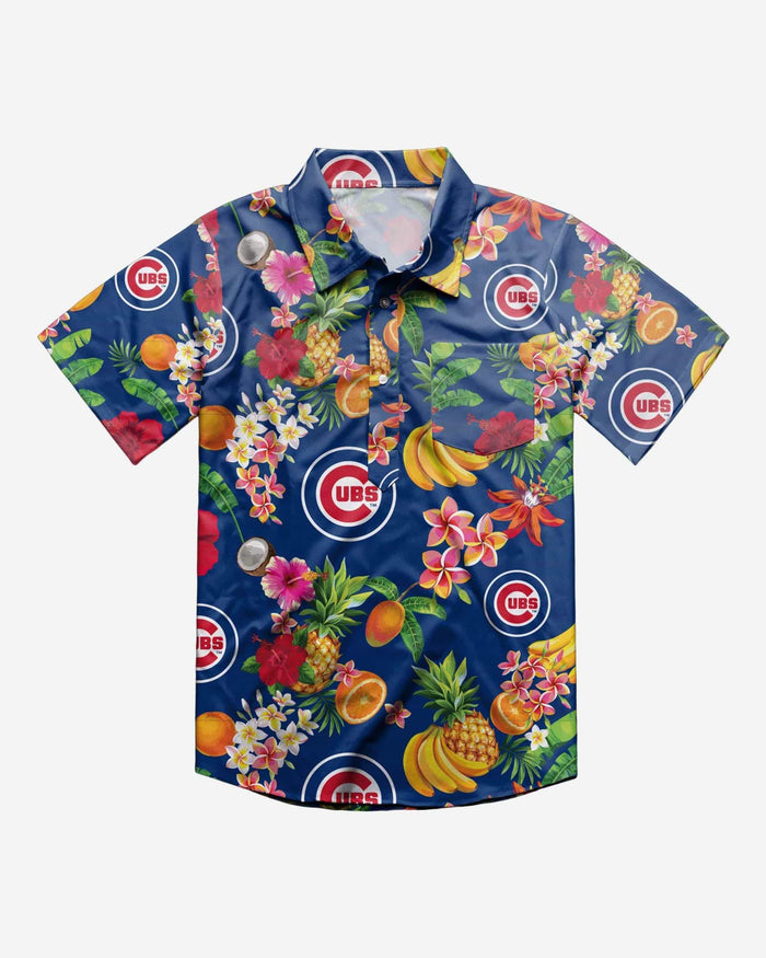 Chicago Cubs Fruit Flair Short Sleeve Polo Shirt FOCO - FOCO.com