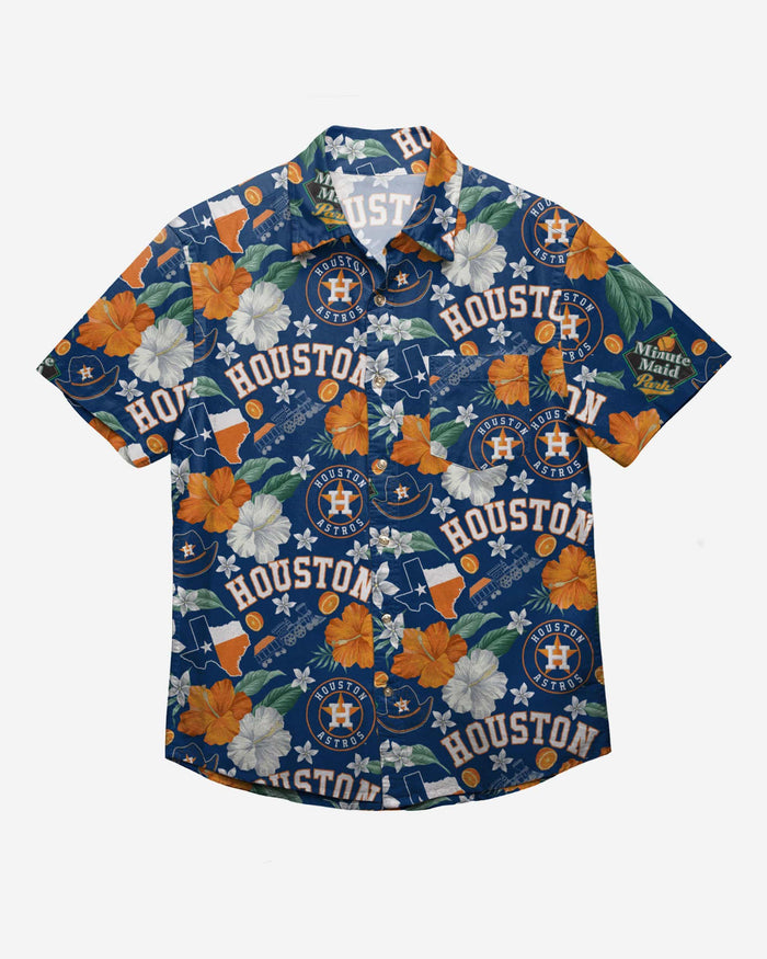 Houston Astros City Style Button Up Shirt FOCO - FOCO.com