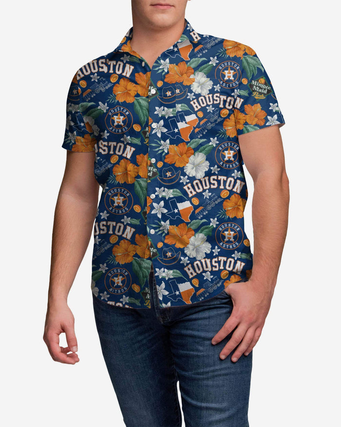 Houston Astros City Style Button Up Shirt FOCO S - FOCO.com